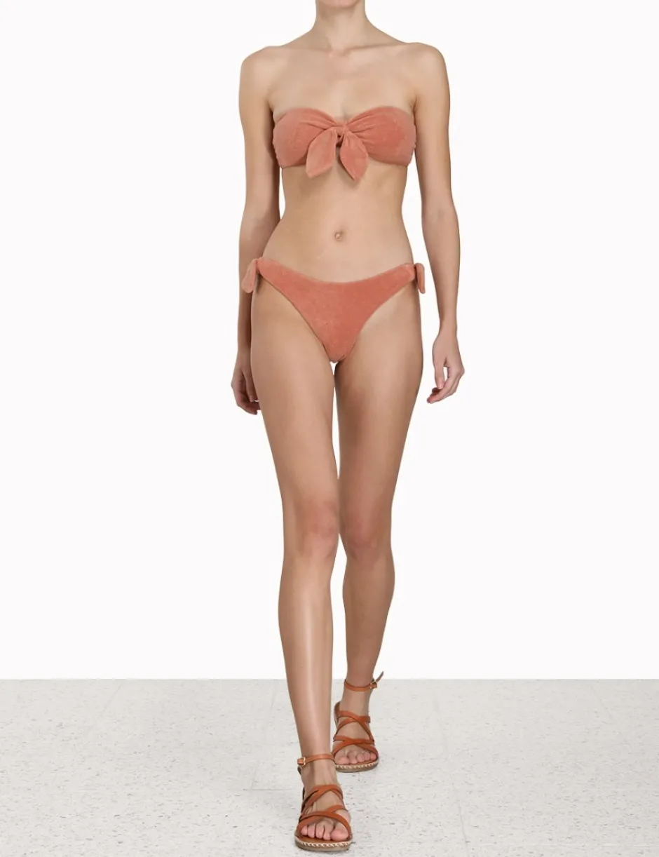 Online ZIMMERMANN Devi Terry Tie Bikini