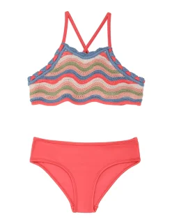 Sale ZIMMERMANN Devi Textured Knit Bikini