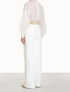 Discount ZIMMERMANN Devi Tie Neck Blouse
