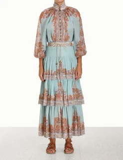 ZIMMERMANN Devi Tiered Skirt