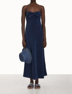 Online ZIMMERMANN Devi Towelling Column Dress