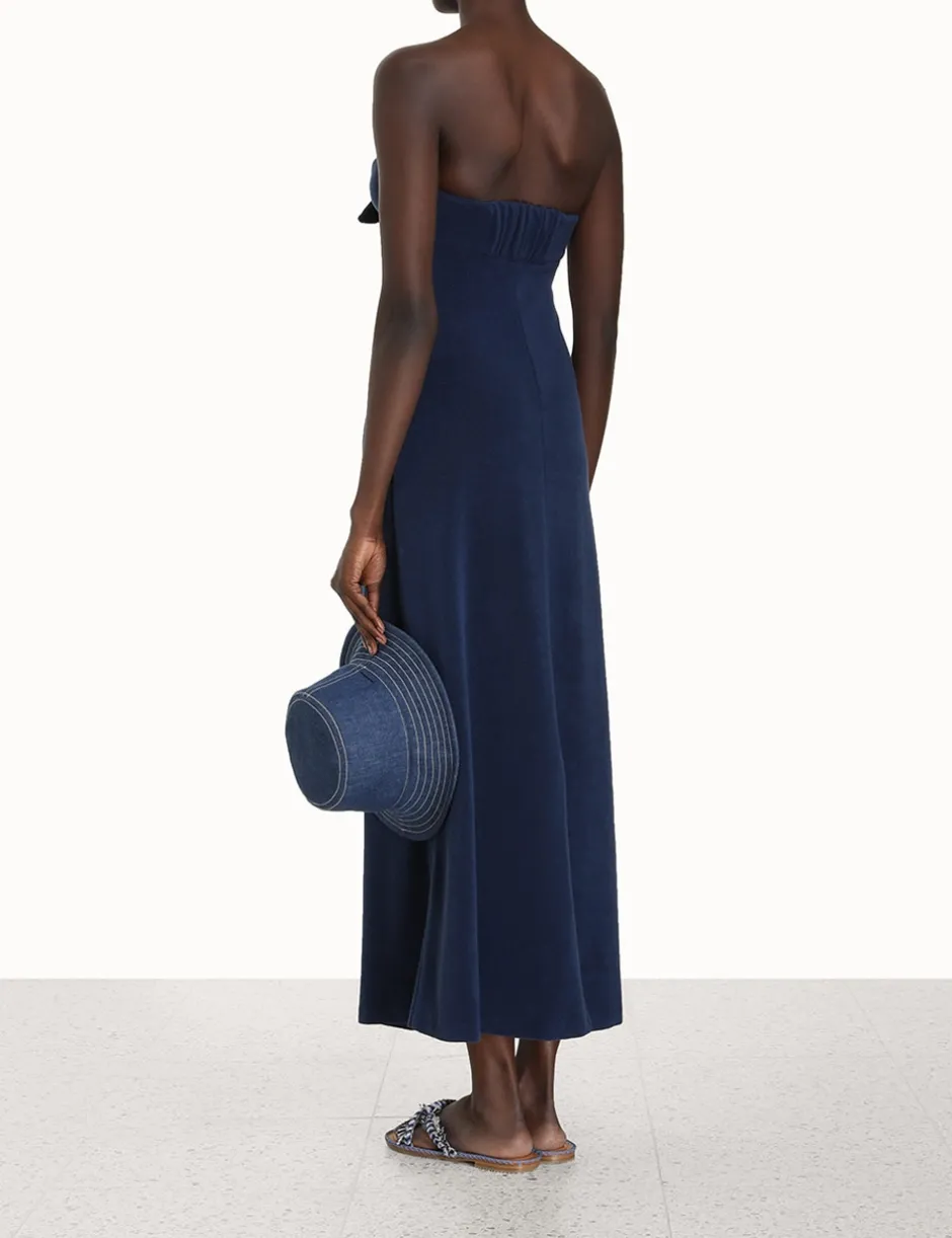 Online ZIMMERMANN Devi Towelling Column Dress