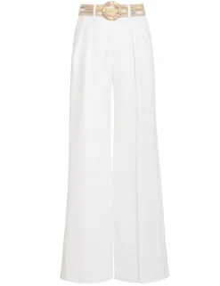 Best ZIMMERMANN Devi Tuck Pant