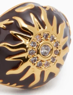 New ZIMMERMANN Enamel Signet Earring