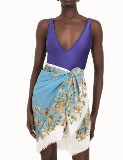 ZIMMERMANN Fringe Cotton Pareo