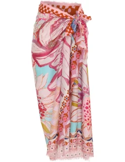 Hot ZIMMERMANN Fringe Cotton Pareo