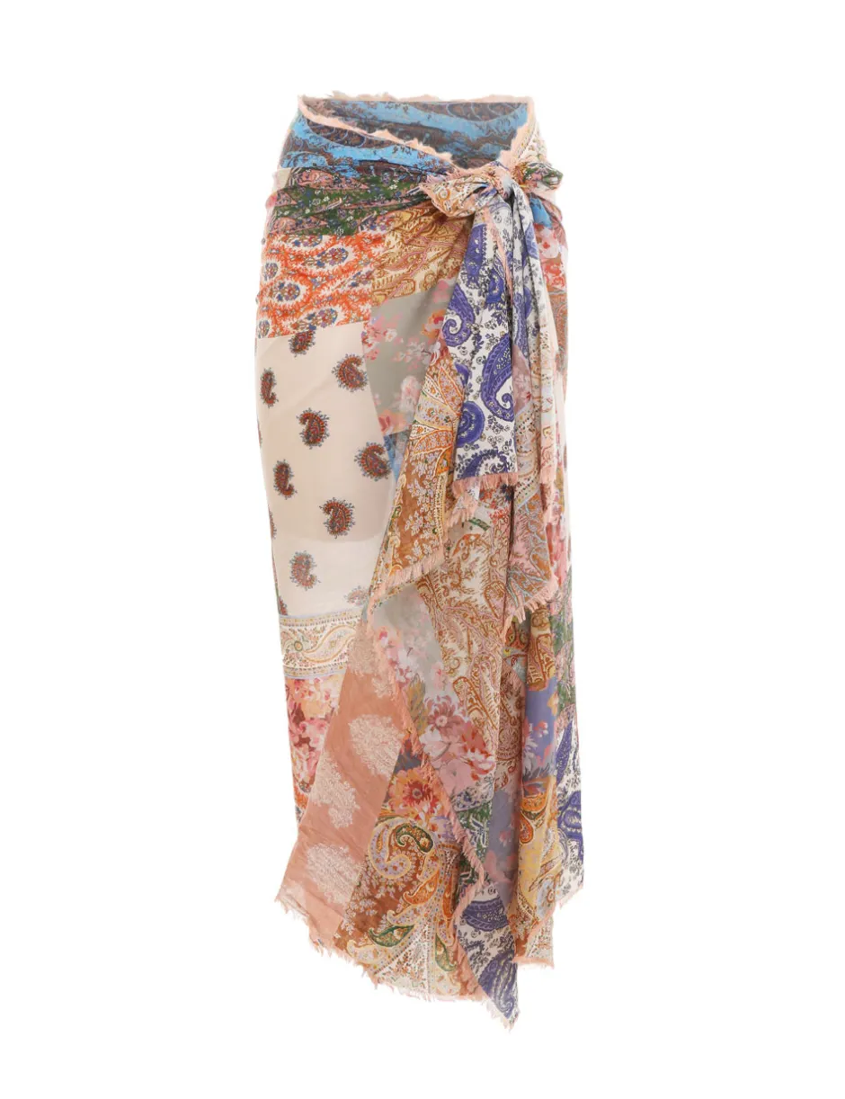 New ZIMMERMANN Fringe Cotton Pareo