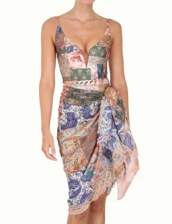 New ZIMMERMANN Fringe Cotton Pareo
