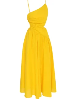 Discount ZIMMERMANN Ginger Asymmetric Midi Dress