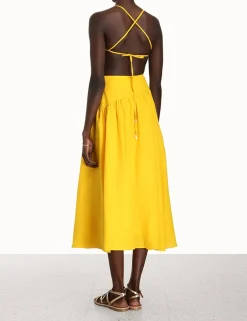 Discount ZIMMERMANN Ginger Asymmetric Midi Dress