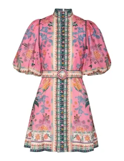 Outlet ZIMMERMANN Ginger Buttoned Mini Dress