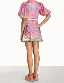 Outlet ZIMMERMANN Ginger Buttoned Mini Dress