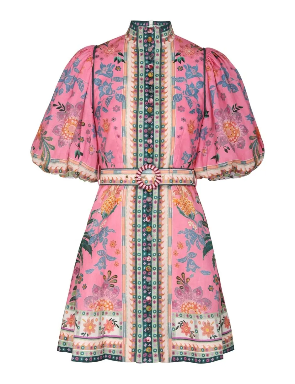 Online ZIMMERMANN Ginger Buttoned Mini Dress