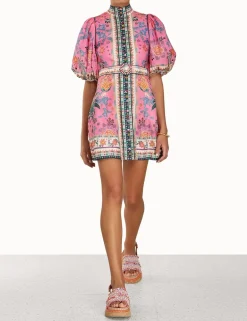 Online ZIMMERMANN Ginger Buttoned Mini Dress