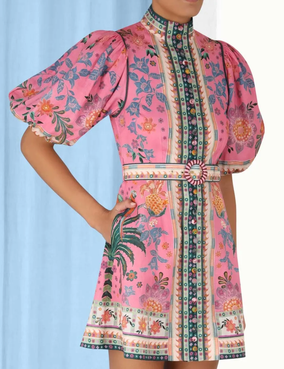 Online ZIMMERMANN Ginger Buttoned Mini Dress