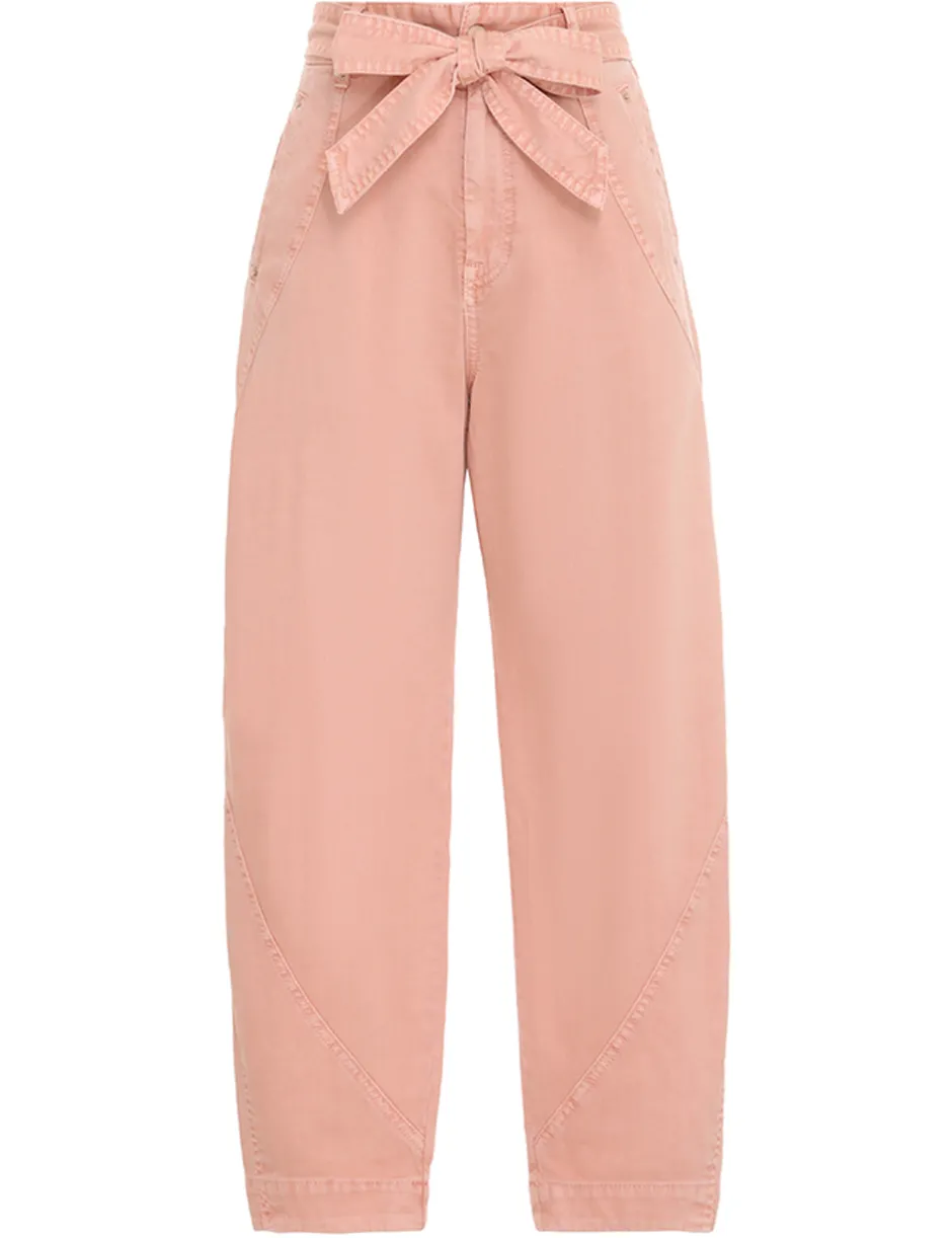 New ZIMMERMANN Ginger Denim Barrel Pant