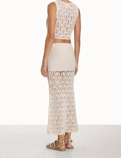 New ZIMMERMANN Ginger Hand Crochet Tank