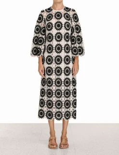 Outlet ZIMMERMANN Ginger Lace Midi Dress