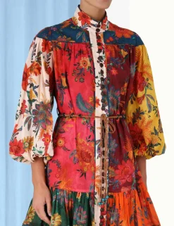 Outlet ZIMMERMANN Ginger Lantern Mini Dress