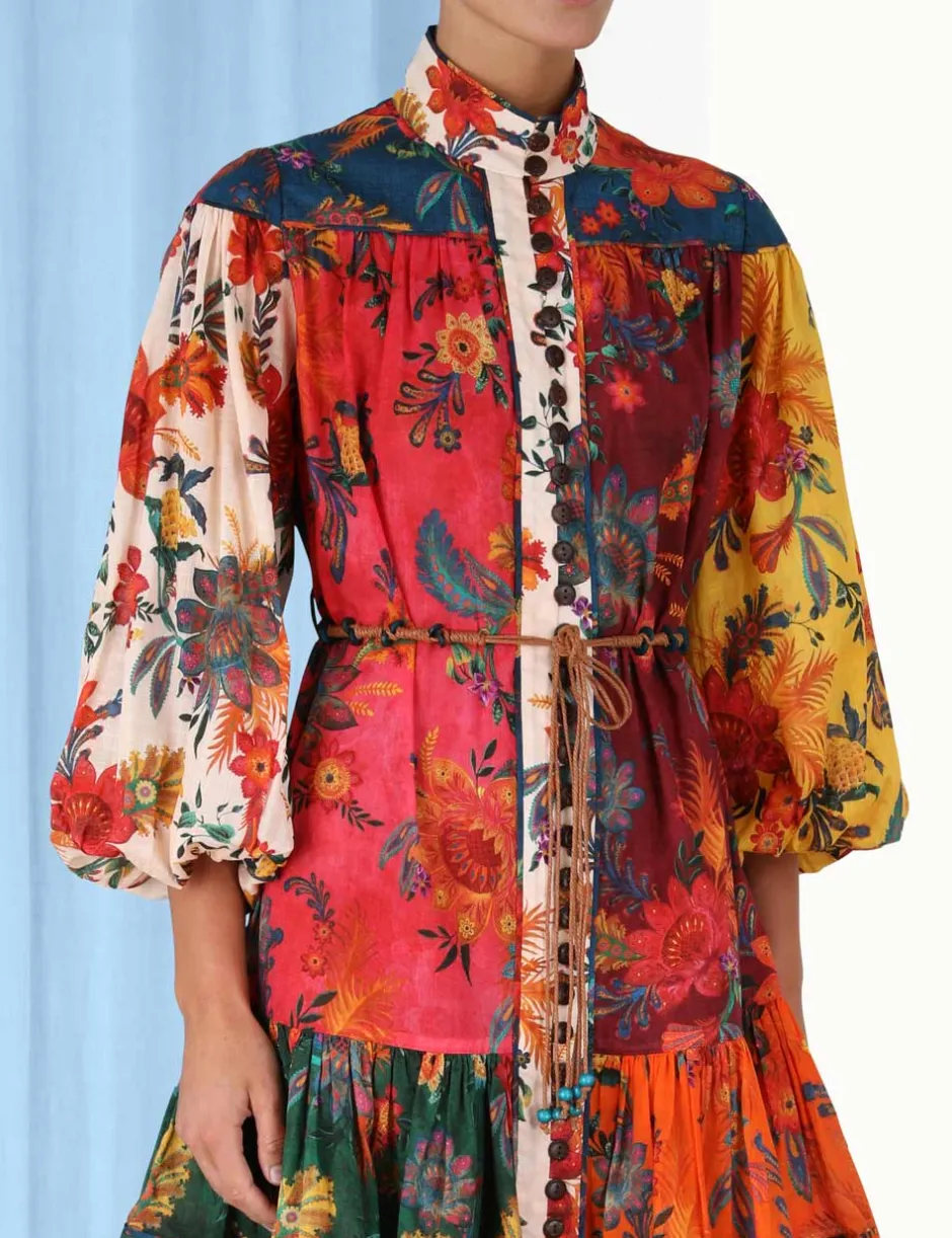 Hot ZIMMERMANN Ginger Lantern Mini Dress