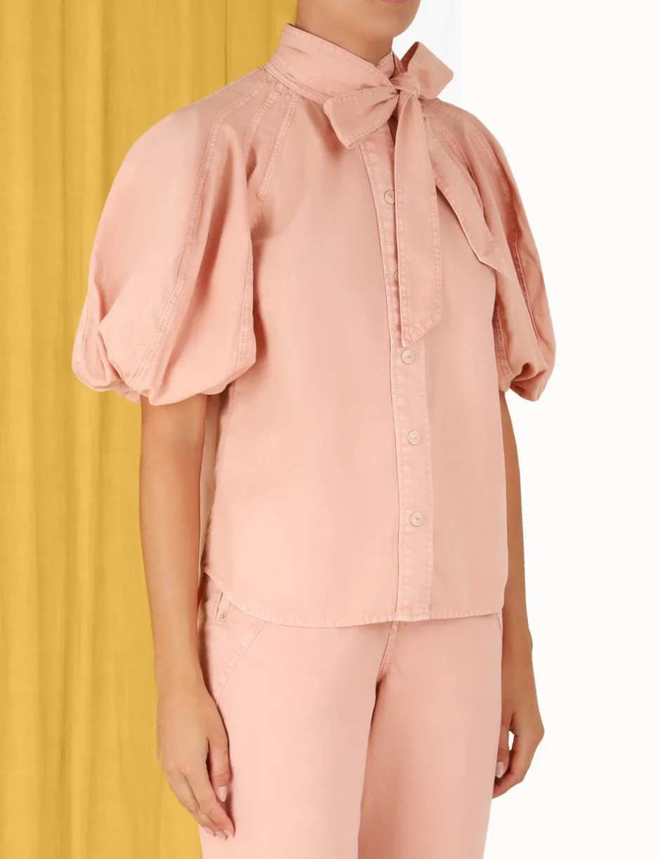 ZIMMERMANN Ginger Lantern Sleeve Shirt
