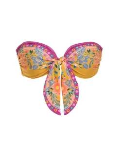 Best ZIMMERMANN Ginger Scarf Tie Bra
