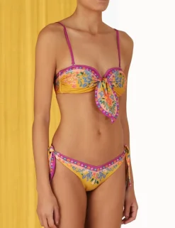 Best ZIMMERMANN Ginger Scarf Tie Bra