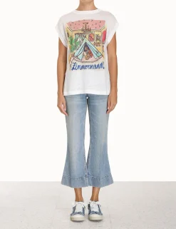 New ZIMMERMANN Ginger Sleeveless Tee