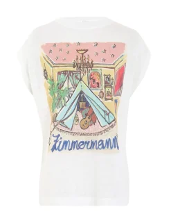 Outlet ZIMMERMANN Ginger Sleeveless Tee
