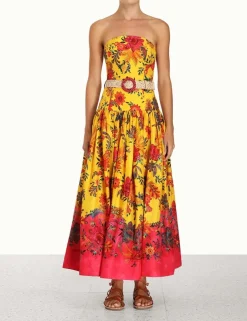Sale ZIMMERMANN Ginger Strapless Midi Dress