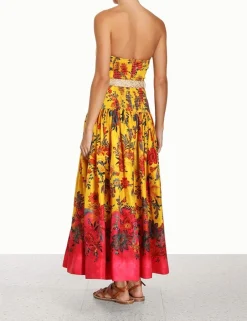 Hot ZIMMERMANN Ginger Strapless Midi Dress