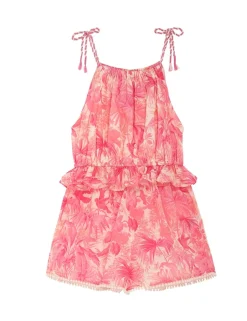 Clearance ZIMMERMANN Ginger Tie Shoulder Playsuit