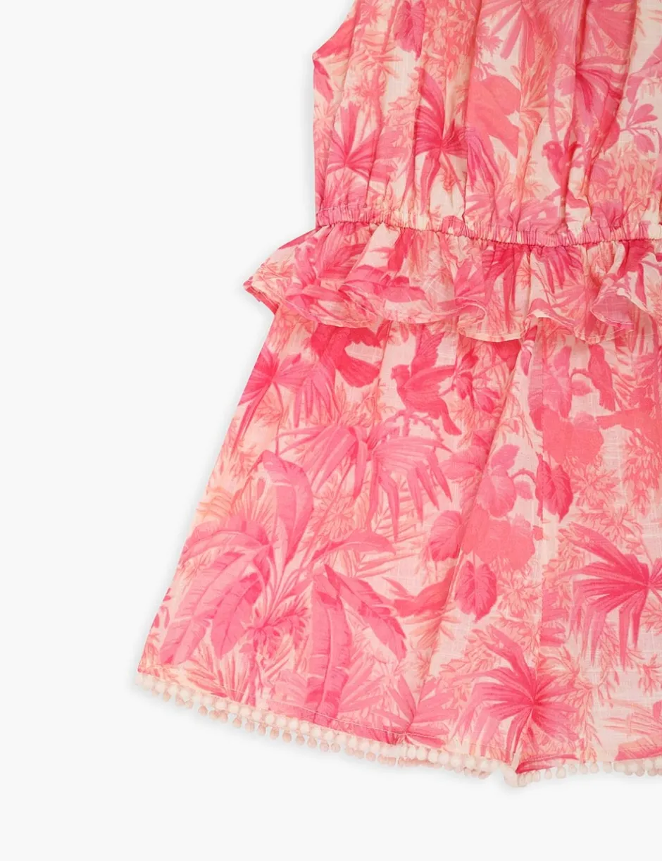 Clearance ZIMMERMANN Ginger Tie Shoulder Playsuit