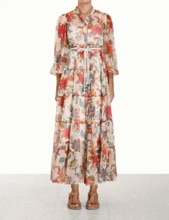 Discount ZIMMERMANN Ginger Tiered Midi Dress
