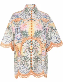 Hot ZIMMERMANN Ginger Tropical Shirt