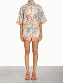 Hot ZIMMERMANN Ginger Tropical Shirt