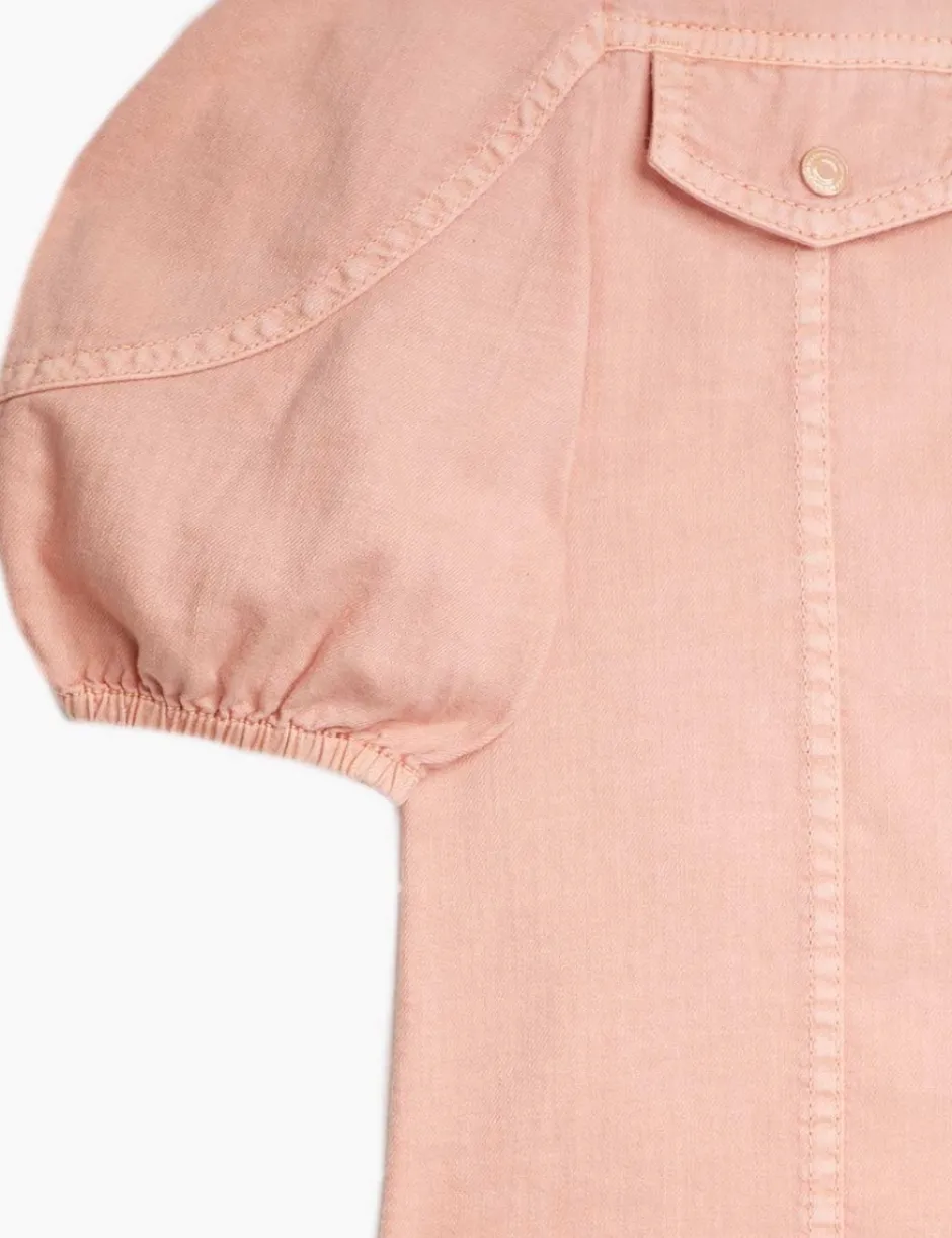 Clearance ZIMMERMANN Ginger Utility Denim Top