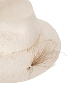 Clearance ZIMMERMANN Glazed Straw Collapsible Hat