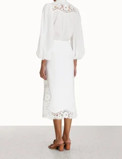 Clearance ZIMMERMANN Halcyon Broderie Shirt