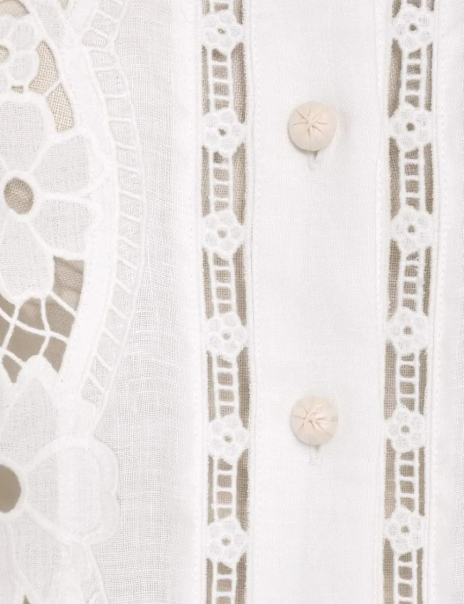 New ZIMMERMANN Halcyon Broderie Shirt
