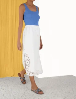 Clearance ZIMMERMANN Halcyon Broderie Skirt