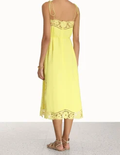 ZIMMERMANN Halcyon Broderie Slip Dress