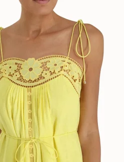 ZIMMERMANN Halcyon Broderie Slip Dress
