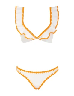 ZIMMERMANN Halcyon Crochet Frill Bikini