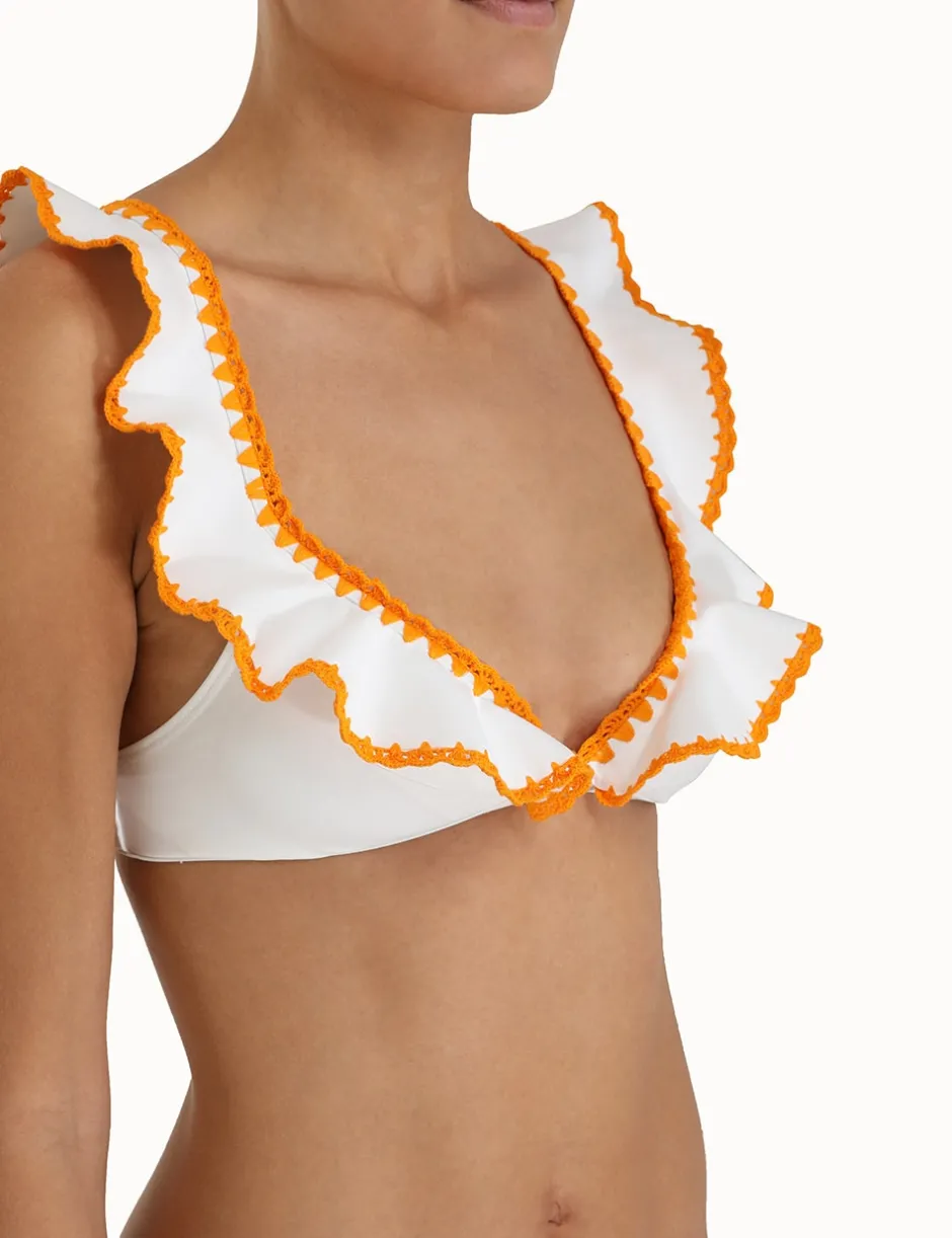 ZIMMERMANN Halcyon Crochet Frill Bikini