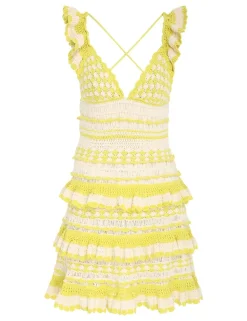 Online ZIMMERMANN Halcyon Crochet Frill Mini