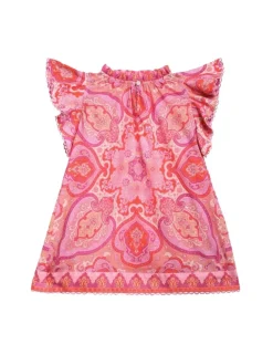 Online ZIMMERMANN Halcyon Flounce Sleeve Dress
