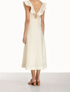 Discount ZIMMERMANN Halcyon Flutter Midi Dress