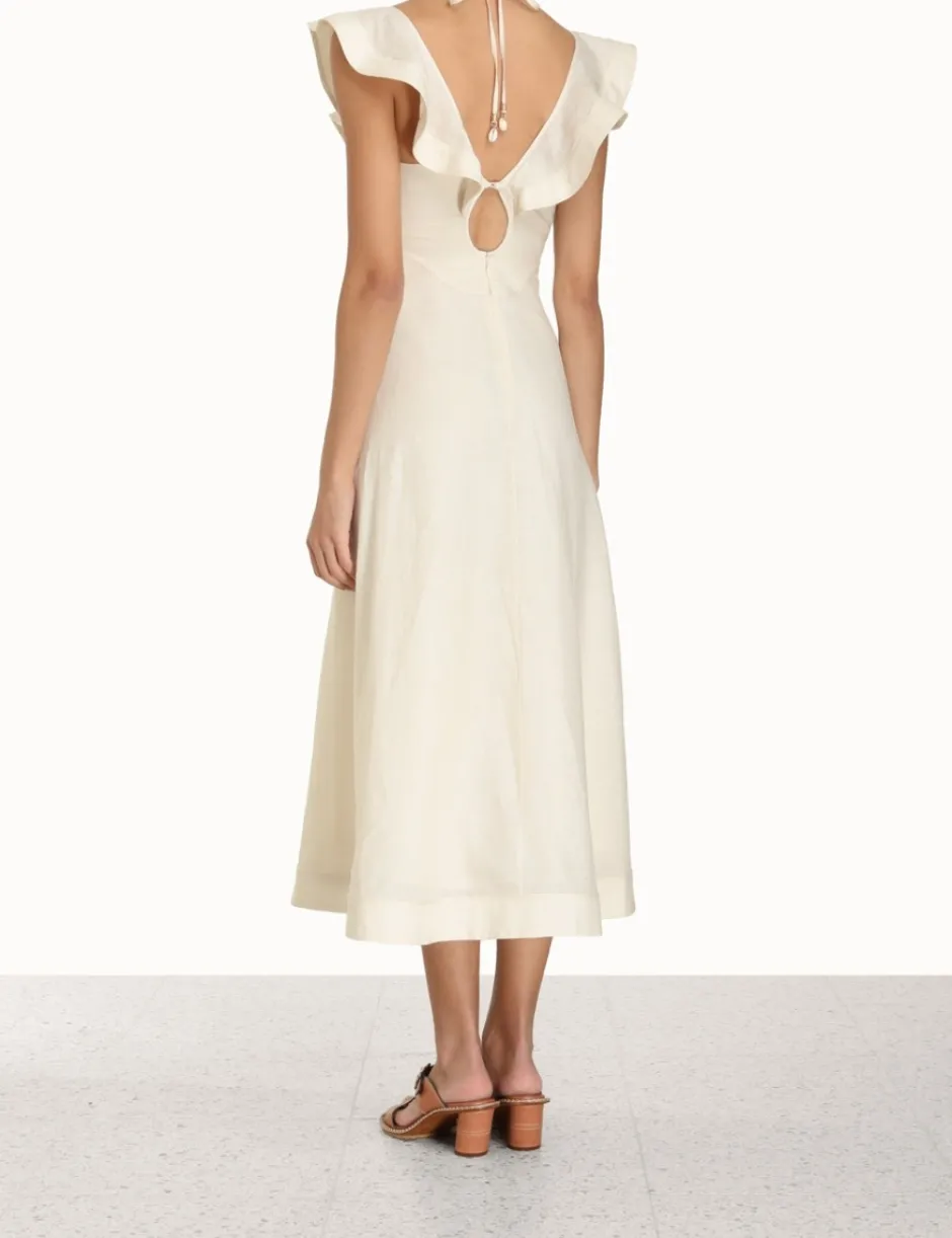Discount ZIMMERMANN Halcyon Flutter Midi Dress