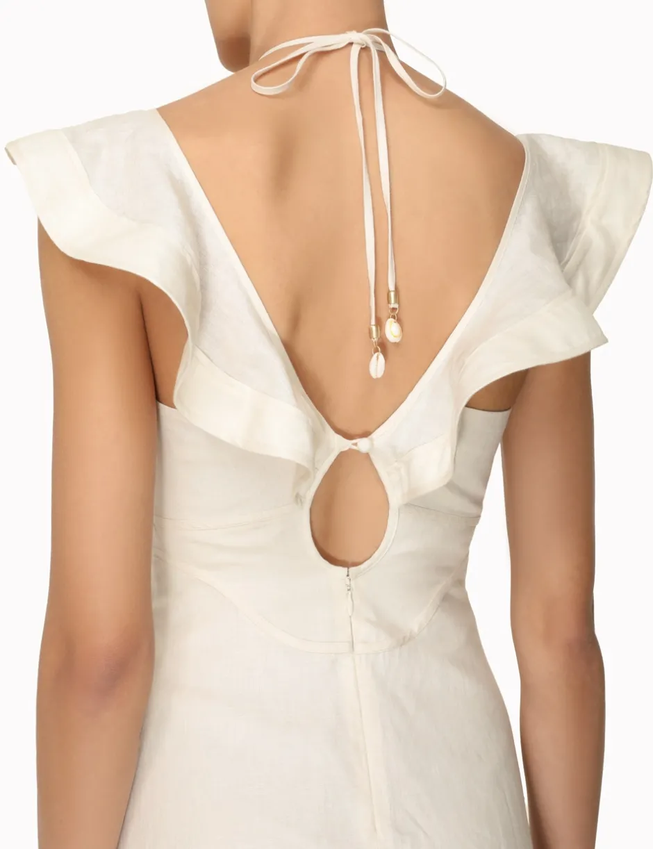 Discount ZIMMERMANN Halcyon Flutter Midi Dress